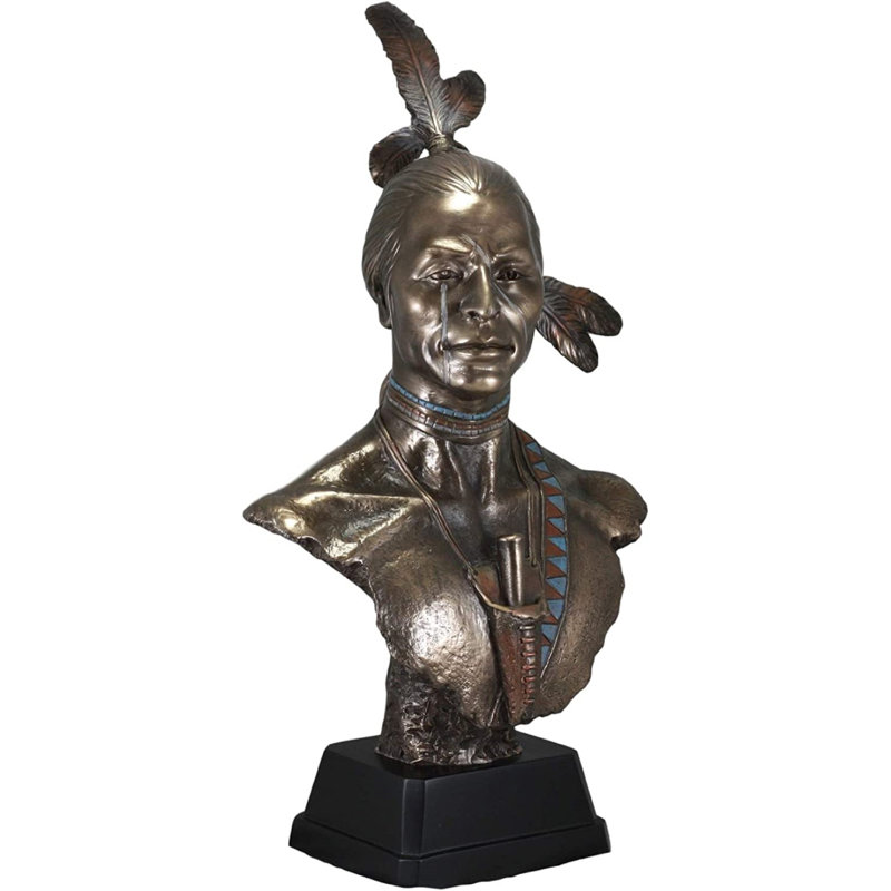 Figurine Makiaya, chef amérindien et princesse