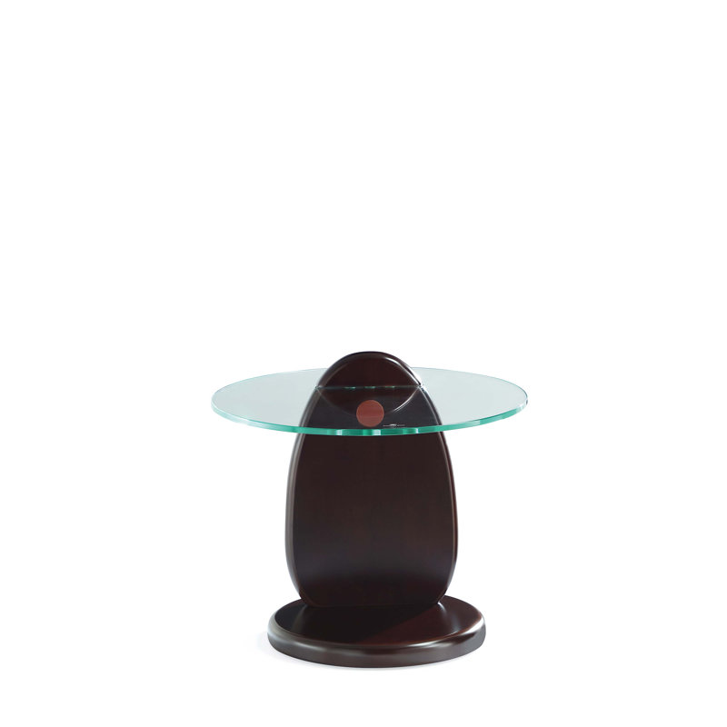 Jocell Modern End Table in Dark Walnut