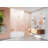 Illume 58.5 in. x 58.25 in. Fully Frameless Hinge Bathtub Door-58086455