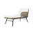 6PCS Outdoor Patio Balcony Natural Color Wicker Sofa Chair Set With Beige Cushion,Round Tempered Glass Table And Furniture Cover