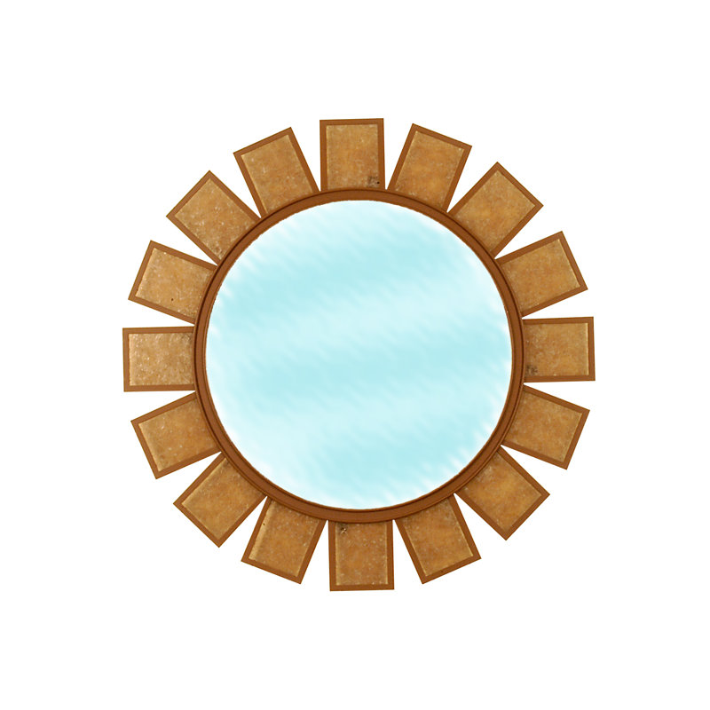 Sol Convex Metal Wall Mirror