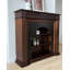 Armoire décorative française en bois massif avec foyer de rangement-351074168
