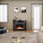 Freestanding Electric Fireplace with Remote-1272029732