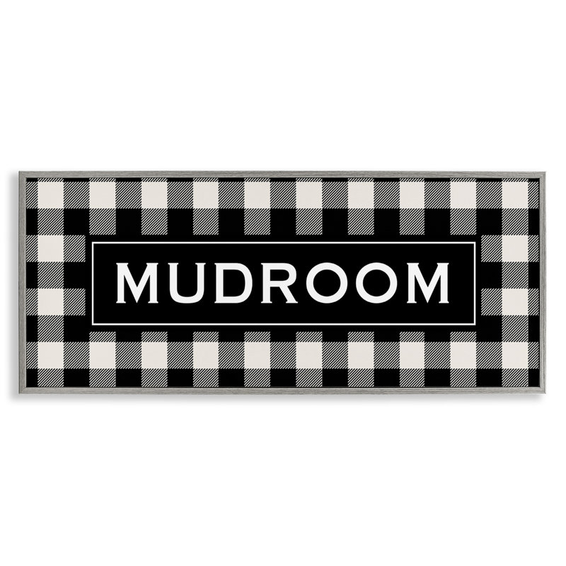 «Mudroom Classic New England», estampe numérique à carreaux par Tammy Apple, H 10 po x l 24 po, Estampe numérique Farmhouse