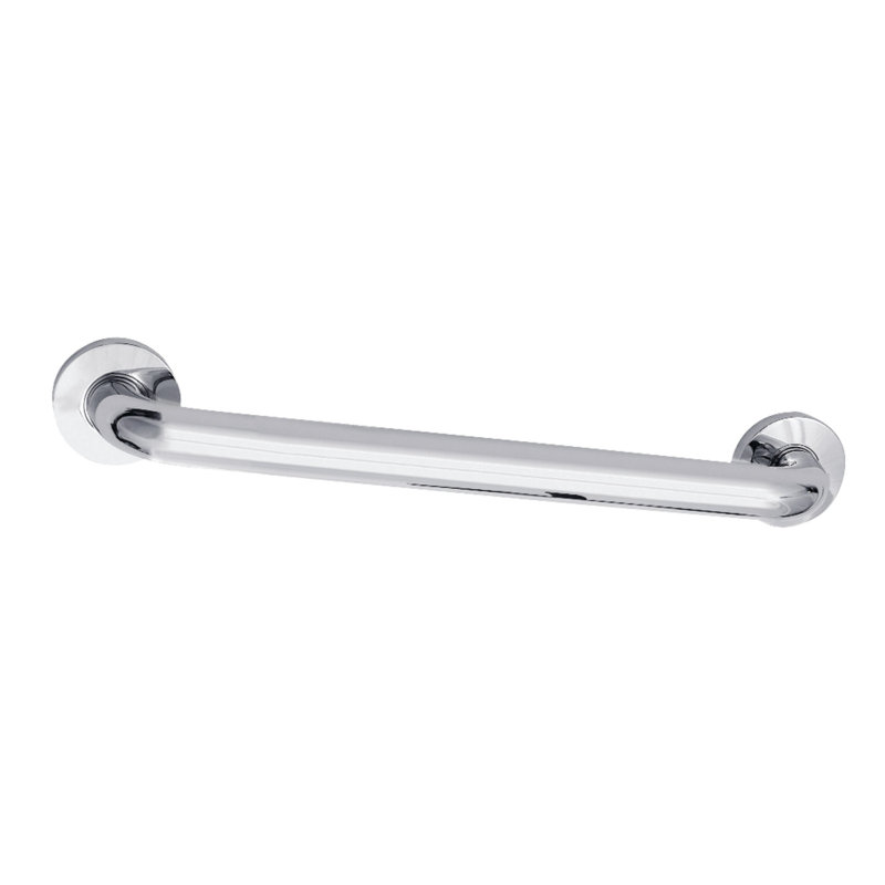 Kingston Brass Meridian 1-1/4 Inch O.D Grab Bar, Polished Chrome, 2.81" H x 18.81" L
