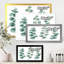 Jeunes feuilles d'eucalyptus et branches I - peinture sur toile-59987052-59917580