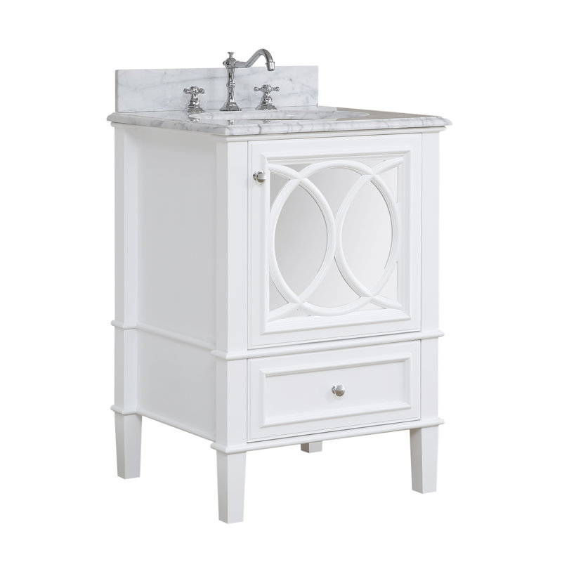Ensemble de meuble-lavabo simple 24 po Brendale, Blanc