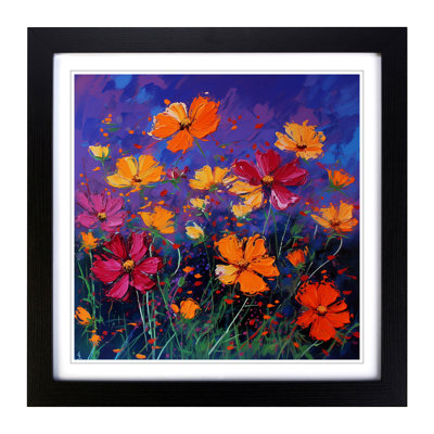 Cosmos Fauvism - Framed Print