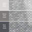 Hudson Subway White 11-3/4" x 12" Porcelain Mosaic Tile-1992958626