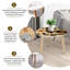 Ensemble de 2 tables basses gigognes Triangle