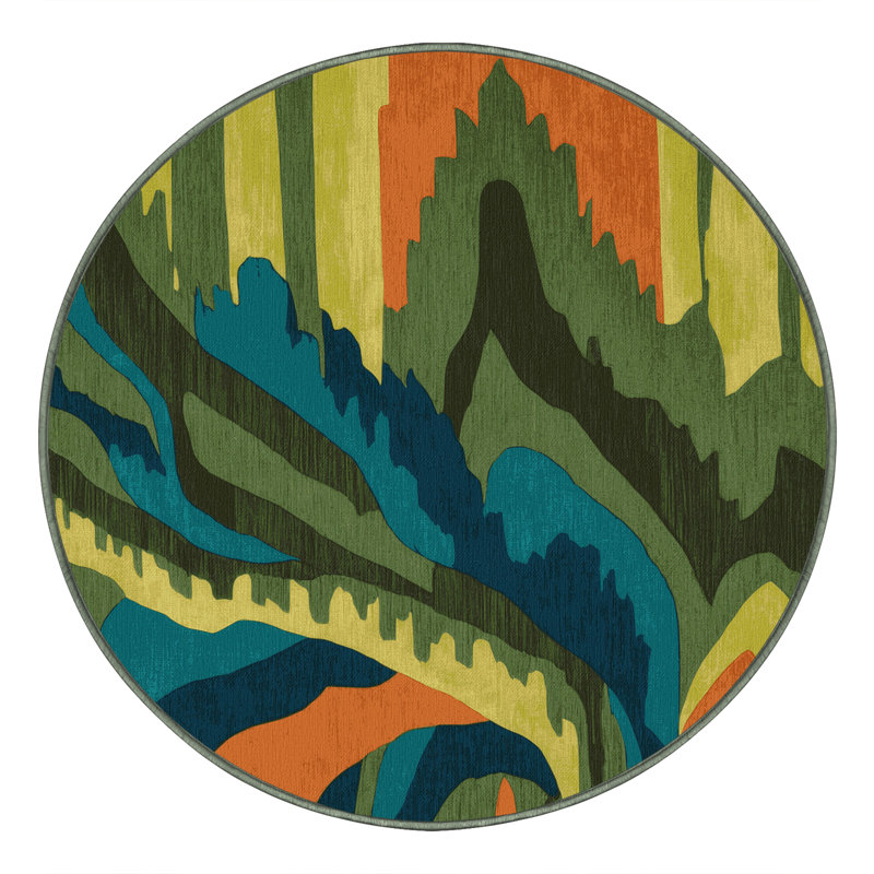 Highland Glow Rug, Round 8'