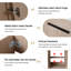 Meuble-lavabo sur pied simple 24,03 po avec comptoir en céramique-682655312