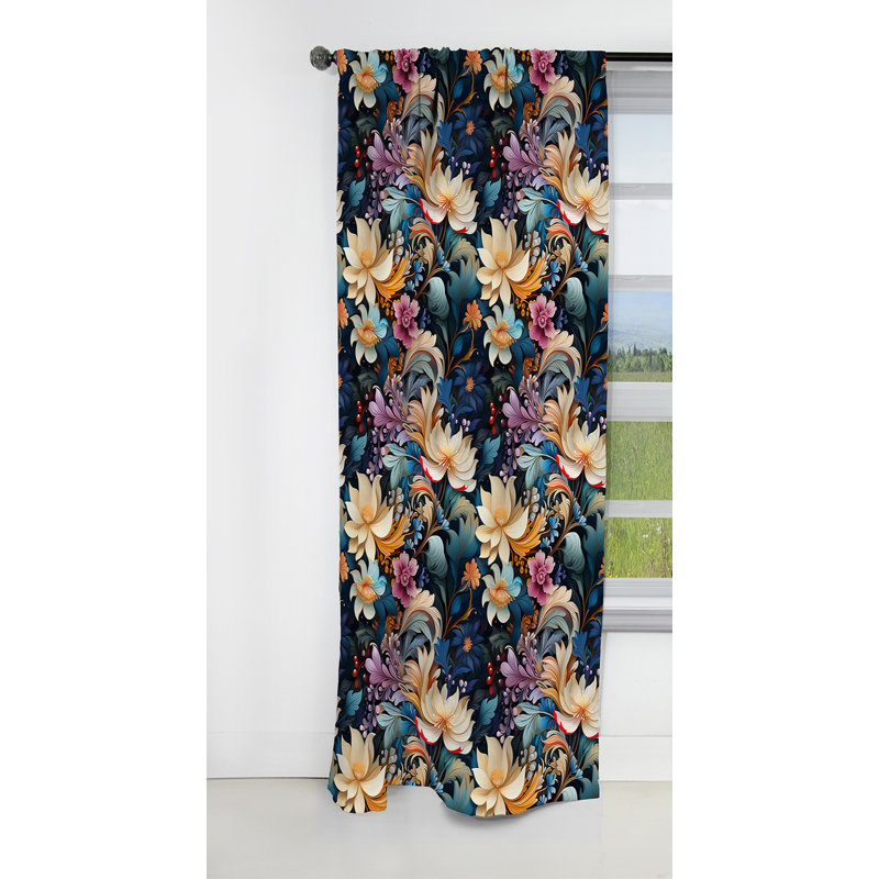 Motif de marbre Enchanted Paisley Gard, L 52 po x L 95 po