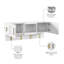 Portemanteau mural 48 W Latitude Run®