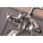 3 Handle Bathroom Clawfoot Tub Faucet with Hand Shower and Diverter-21202640