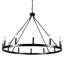Lustre en forme de bougie à 12 lumières de style bougie à 12 lumières Dineen-90556160