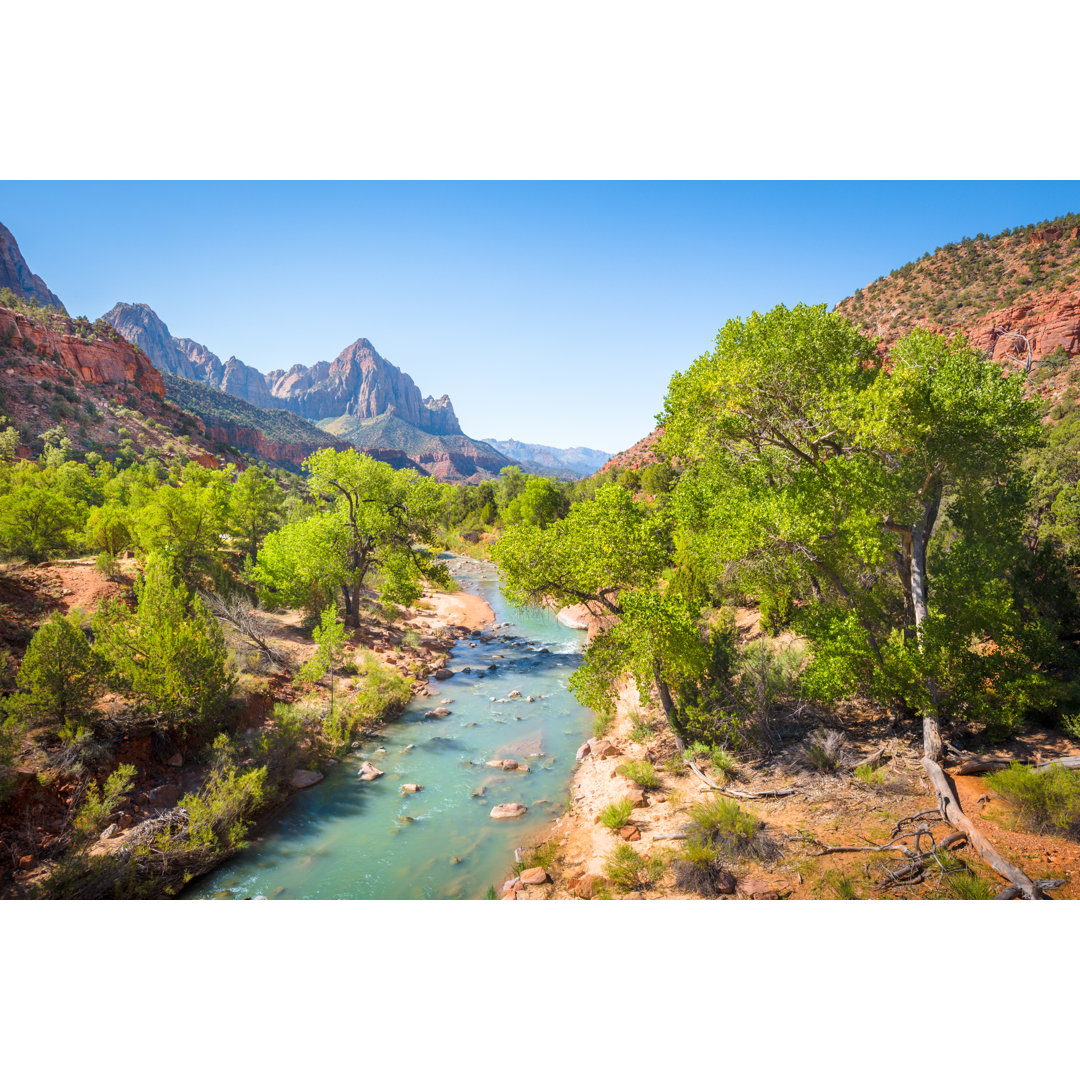 Zion National Park, Utah von Bluejayphoto - Kunstdrucke auf Leinwand