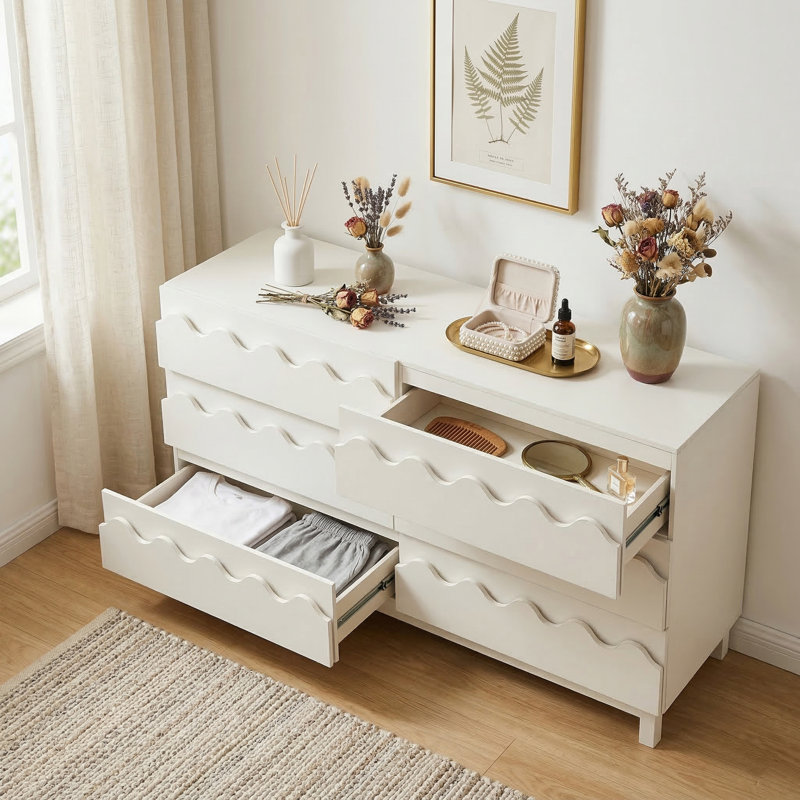 Commode double 60 ", Ivoire ivoire