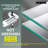 56" - 60" W x 76" H Single Sliding Frameless Shower Door with Cleancoat Glass-101184874