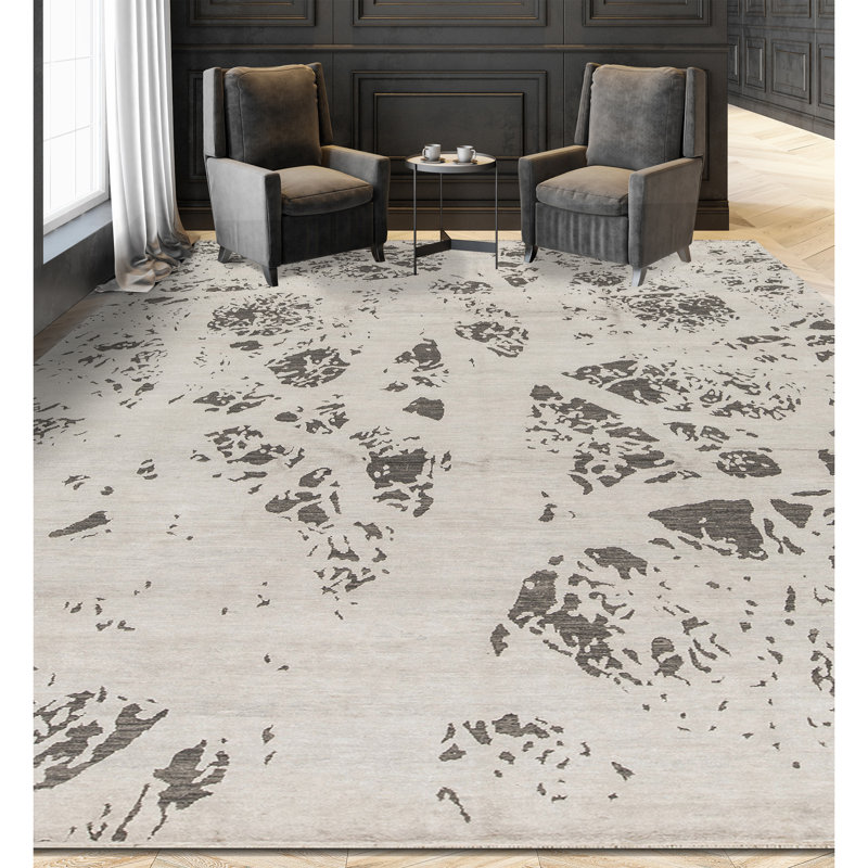 Brookhaven Hand Woven Wool Abstract Area Rug