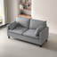 Nipun 3 Seater Linen Sofa-725565116