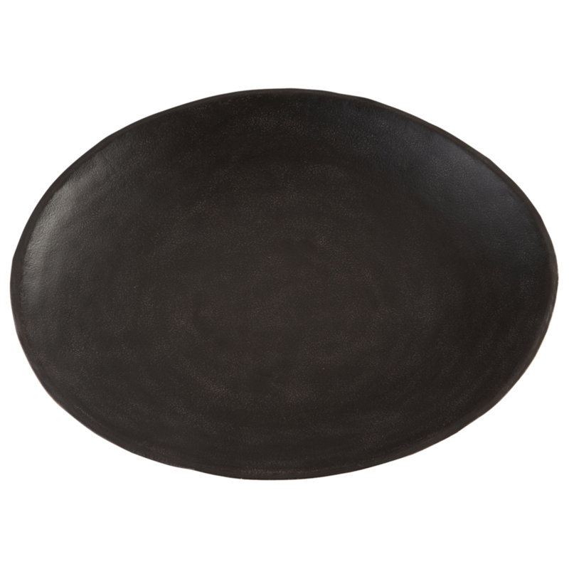 Antique Brown Metal Decorative Bowl