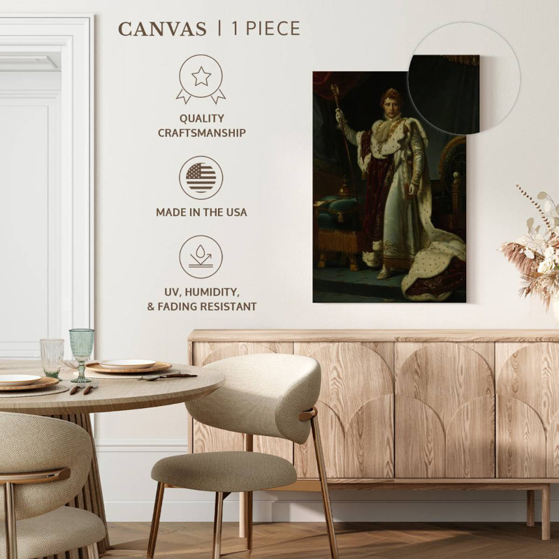 Napoleon Coronation, 39" H x 26" W