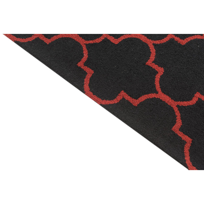 Tapis noir Otto