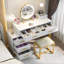Meuble-lavabo avec miroir et tabouret Foivos-1270104635