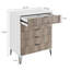 Commode moderne l 35 po avec 5 tiroirs pleine extension Dumbo-1618048671