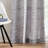Offset Grid Grommet Light Filtering in Deep Blue Curtain Panel Pair (Set of 2)-75080815