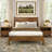 Sera Fluted Solid Wood Platform Bed-1024237437-1024237439