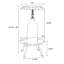Tabouret de bar 32,5 po Jaco