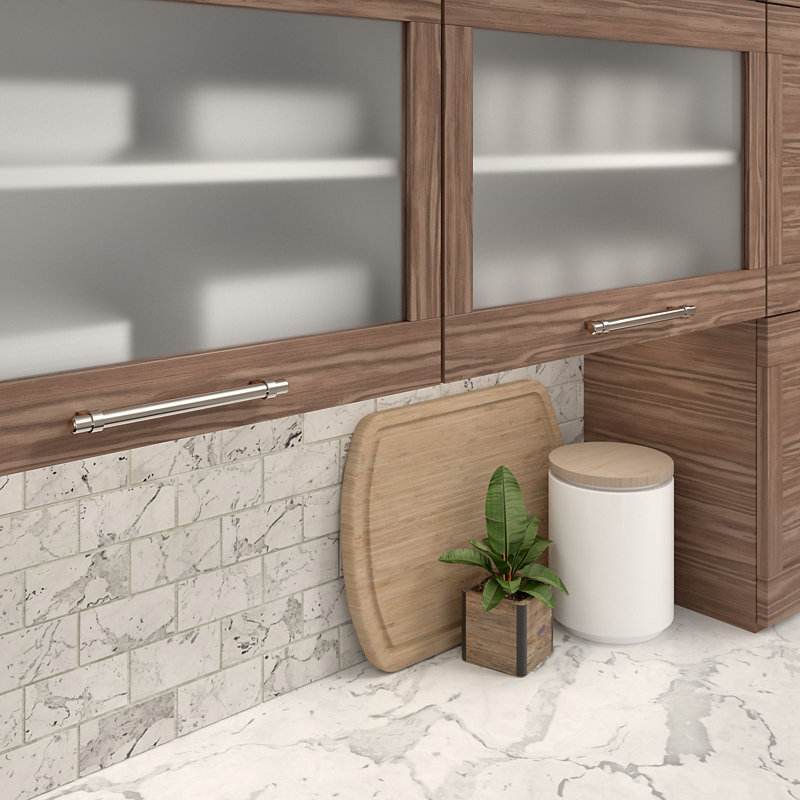 Expression 7 9/16" Centre to Centre Bar Pull, Brushed Nickel
