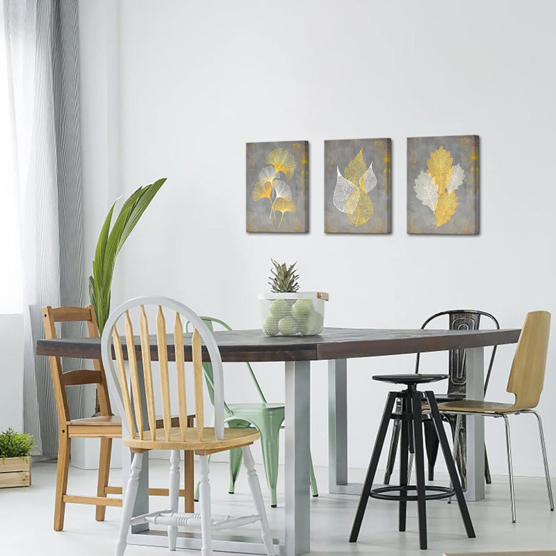 3 Piece Wrapped Canvas Print, 40 cm H x 30 cm W