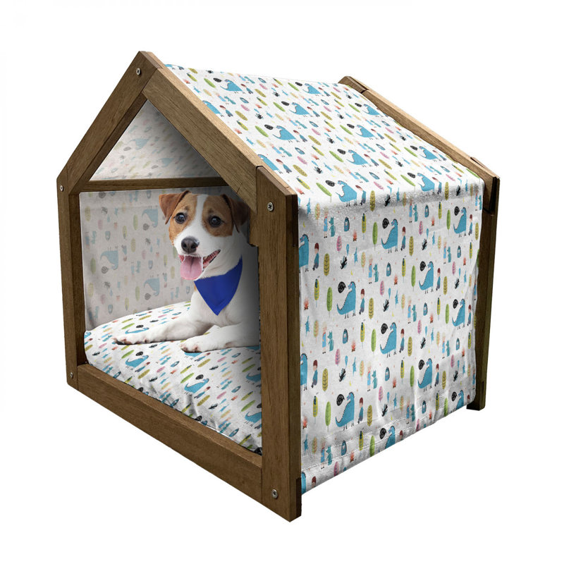 Niche pour chien en bois, H 22,44 po x l 23,62 po x P 17,72 po