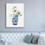 «Floral Chinoiserie 2 Cobalt» par Danhui Nai, art mural sur toile-579458462