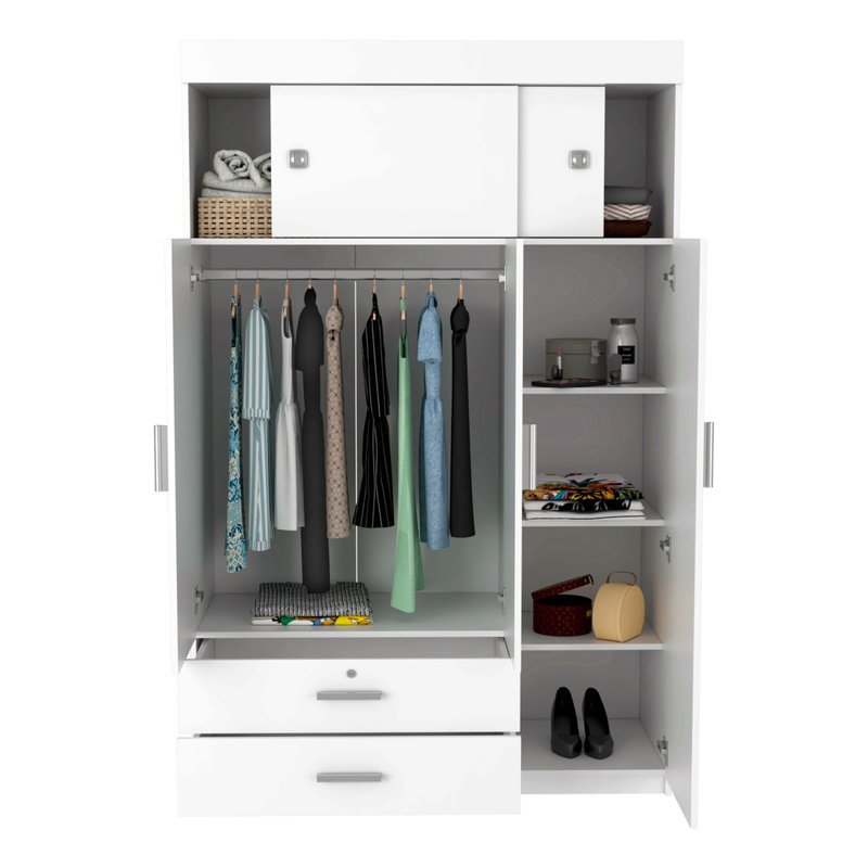 Armoire, salon de chambre à coucher, blanc