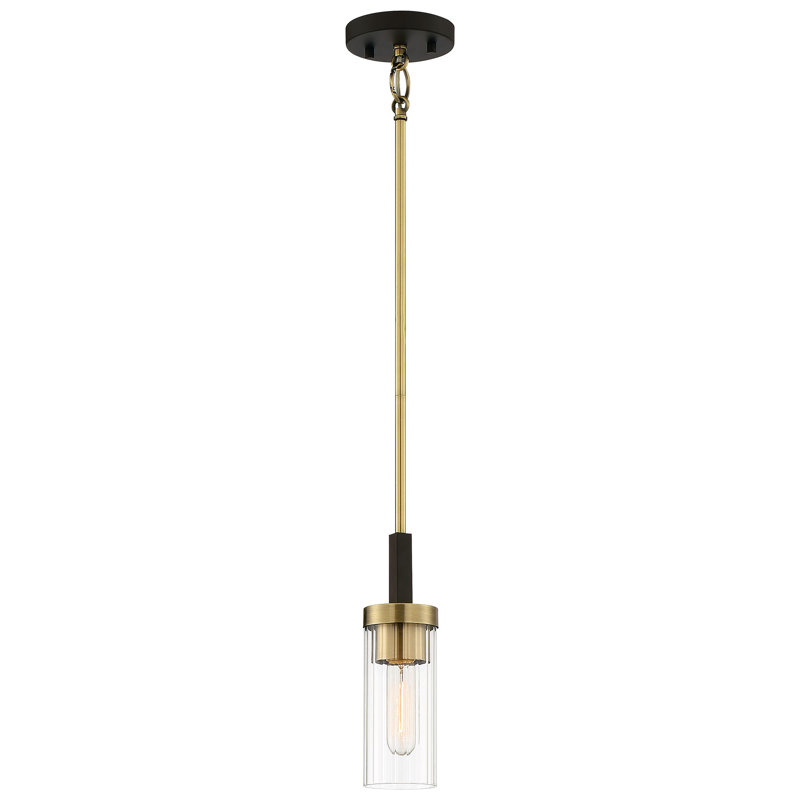 Luminaire suspendu à cylindre simple 1 lumières Karns