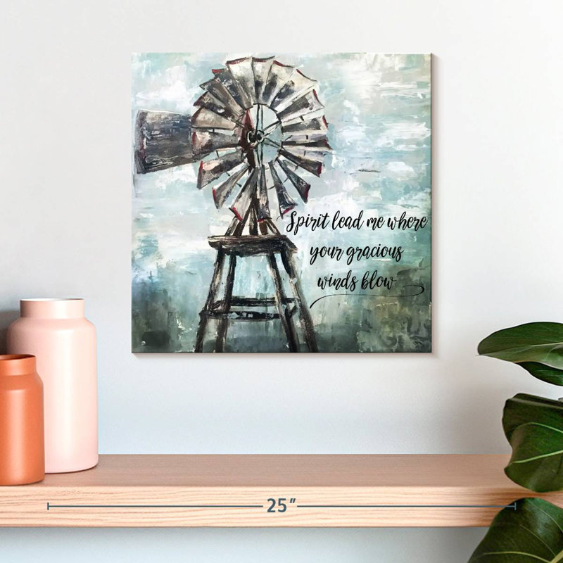 Lilie Primitive Windmill, 16" H x 16" W
