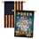 Drapeau de maison en polyester à 2 côtés 40 x 28 po