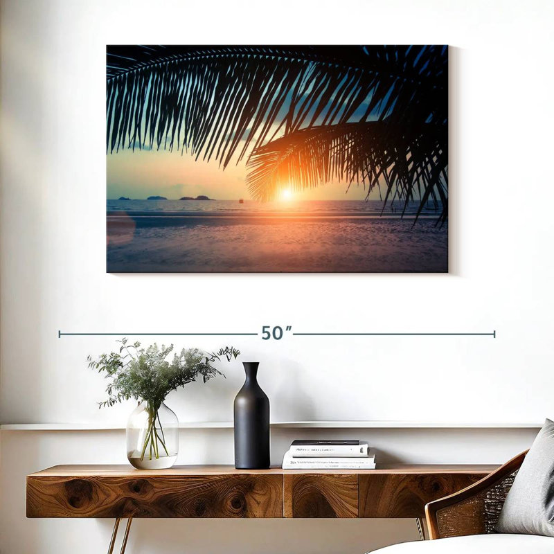 Gillard Sunset Beach Palm Leaves