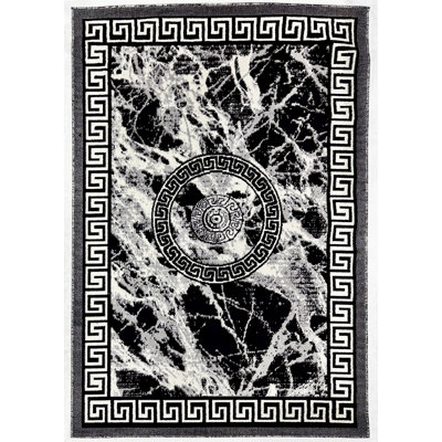 Tapis contemporain moderne abstrait 5X7 pour salon chambre à coucher