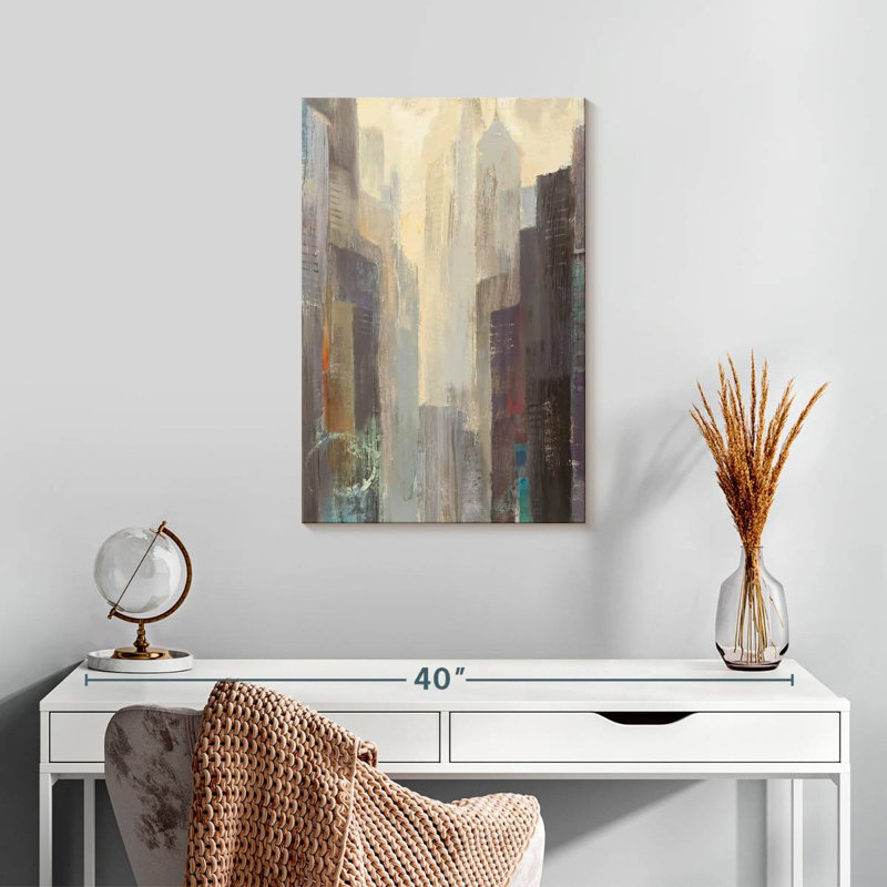 Avery City At Dawn, 24" H x 16" W