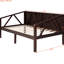 Lit de jour simple - Usage multiple pour la chambre à coucher et le salon, pieds en pin massif, support dense, chambre à coucher fonctionnelle de taille compacte, matériau en bois, rangement triangulaire-99582796-99582793