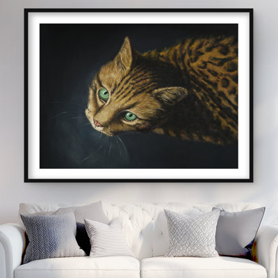 Imprimé matelassé félin moderne Bengal Cat
