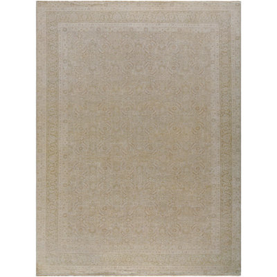 Rectangle Kerman Wool Area Rug