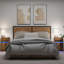LED Bedside Cabinet With Drawer 2 Pcs 38 X 34 X 61 Cm-1044621811