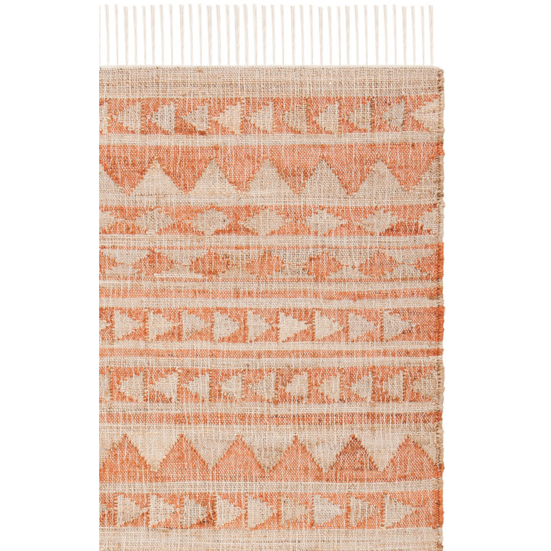Tapis en jute / coton Bel-Air, Tapis de couloir 2 pi 3 po x 9 pi