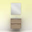 Suki 600mm Wall Hung Single Bathroom Vanity Unit-73822637-73822638